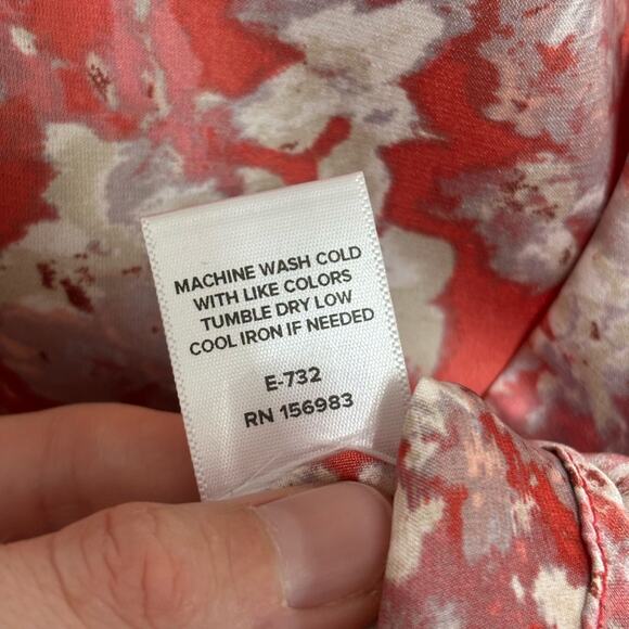 NWT Evereve Keira Smocked Neck Blouse - Size XS - Picture 9 of 9